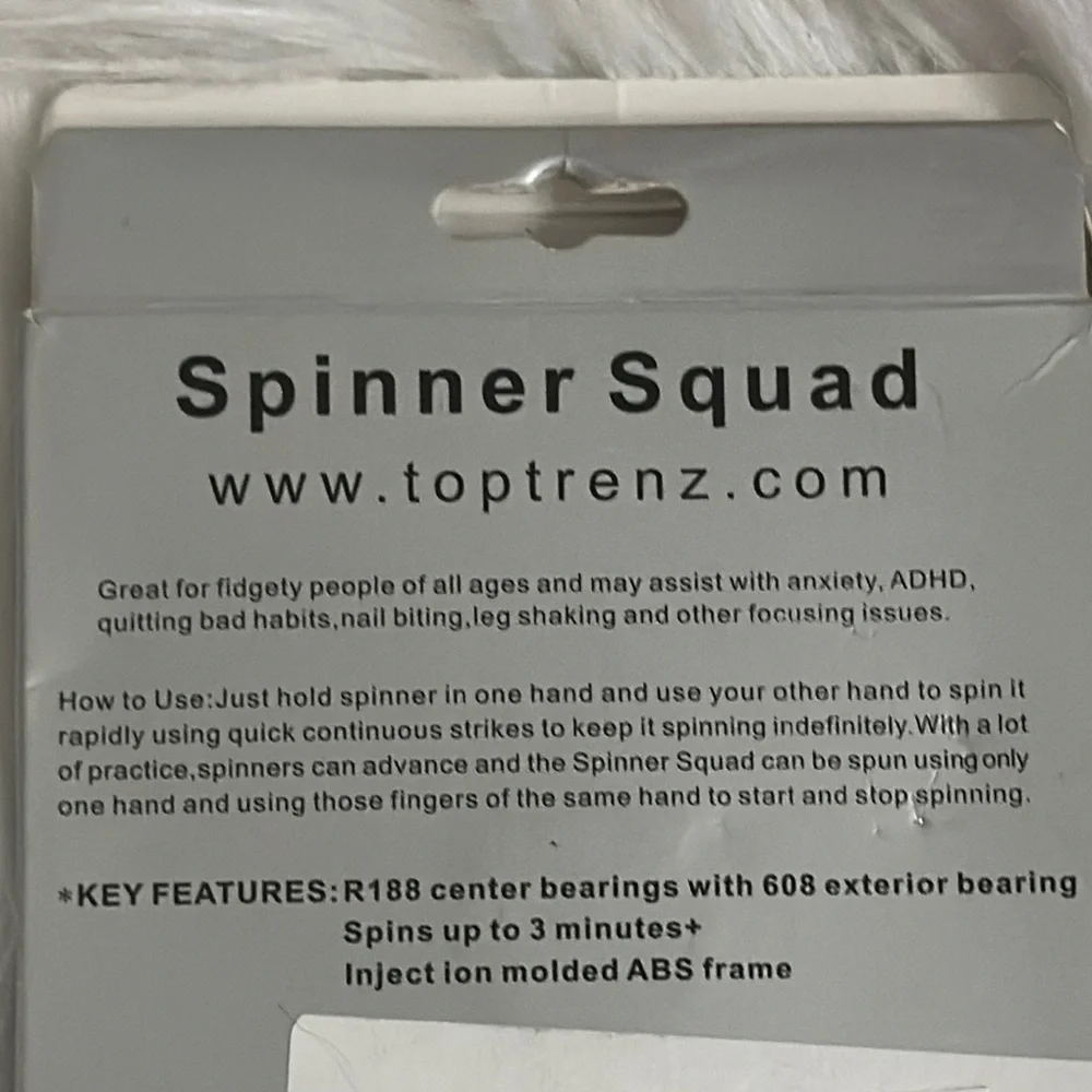 Top Trenz Red‎ and Blue Fidget Spinners Set of 2 - Voted #1 Fastest and Longest
